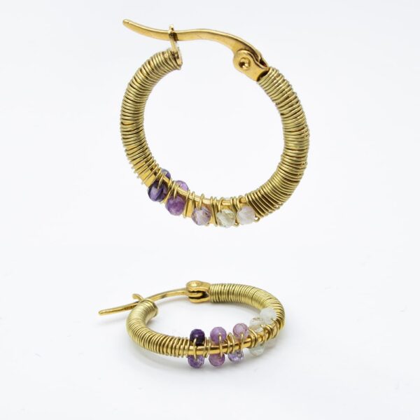 Pendientes KAYAN lavanda